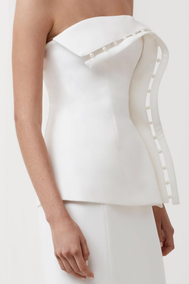 Keepsake Signals Bustier Ivory