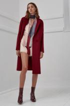 C/meo Collective Better Off Coat Raspberry