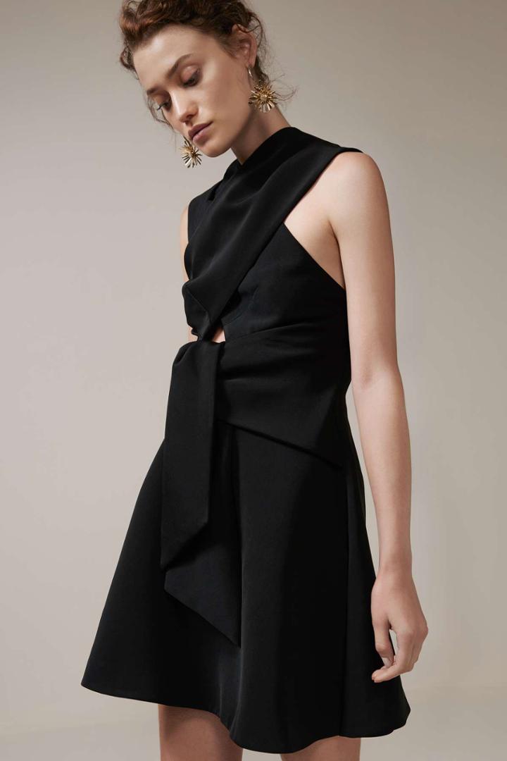 Keepsake Keepsake Hide And Seek Mini Dress Black