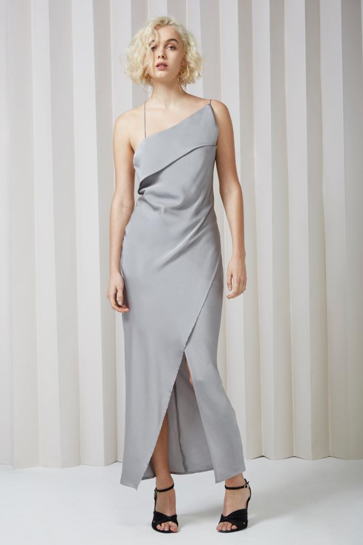 Keepsake Keepsake Rain Drops Gown Greyxxs, Xs,s,m,l