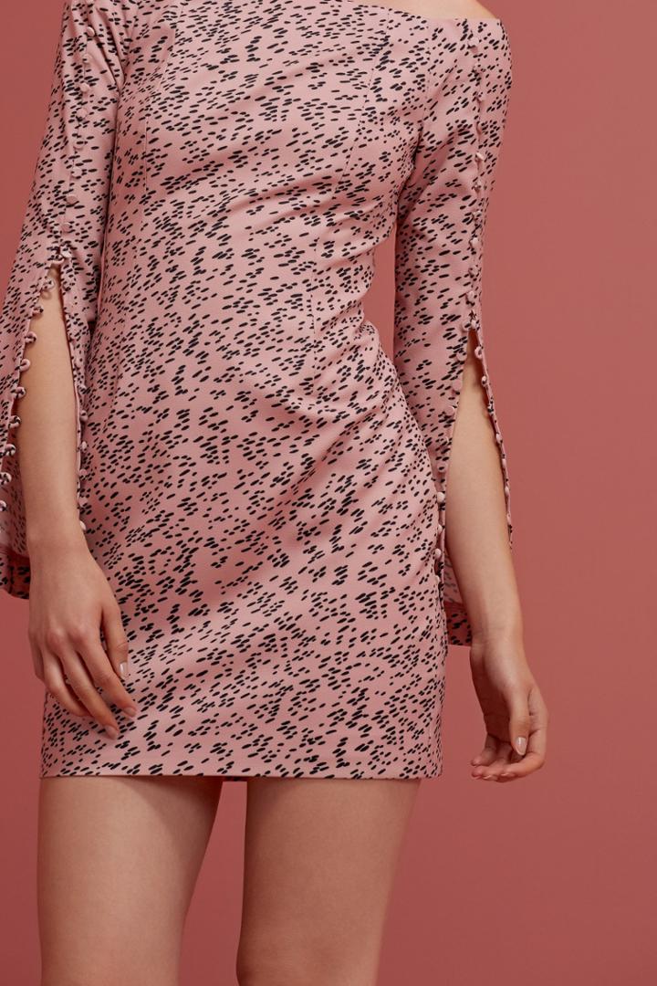 Keepsake Morning Rain Mini Dress Dusk Rain Print