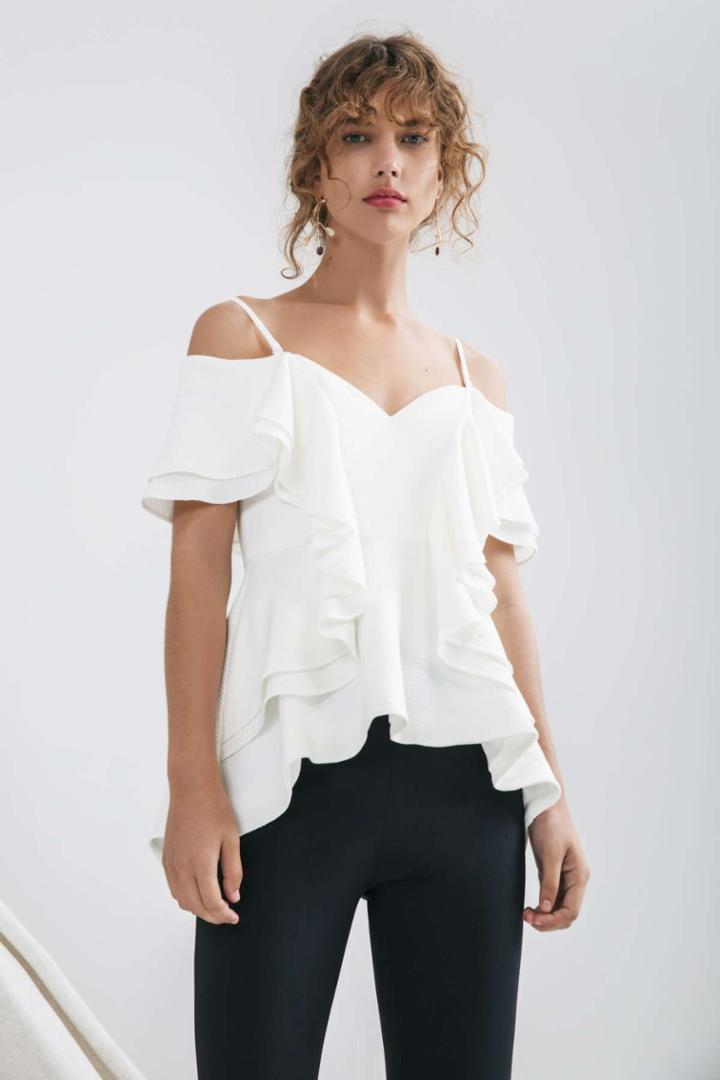 C/meo Collective C/meo Collective Metal Clouds Top Ivoryxxs, Xs,s,m,l