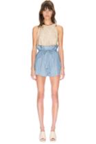 C/meo Collective C/meo Collective Floating High Short Chambray