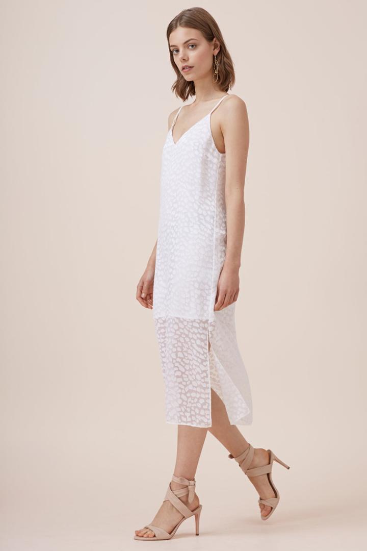 Keepsake Lovers Midi Dress Ivory