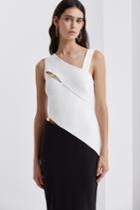 Finders Keepers Latrobe Midi Dress Black/white