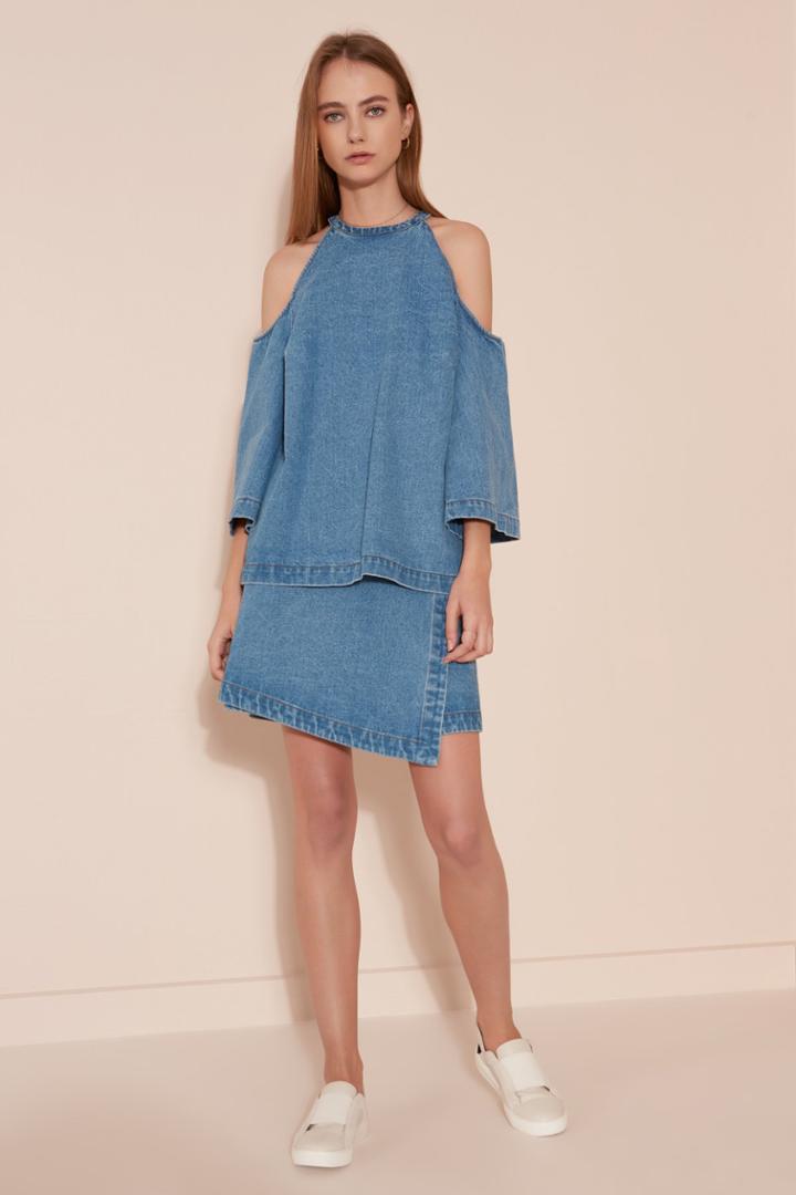 The Fifth Back Streets Skirt Blue Steel