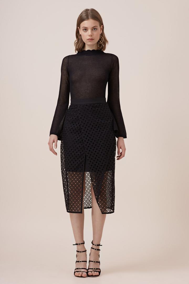 Keepsake Last Dance Skirt Black