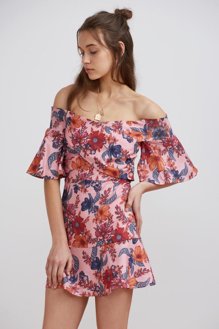Finders Keepers Finders Keepers Rhapsody Mini Dress Blossom Floralxxs, Xs,s,m