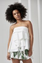 C/meo Collective Interrupt Shirting Bustier Ivory