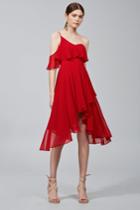 Keepsake Downtown Dress Red