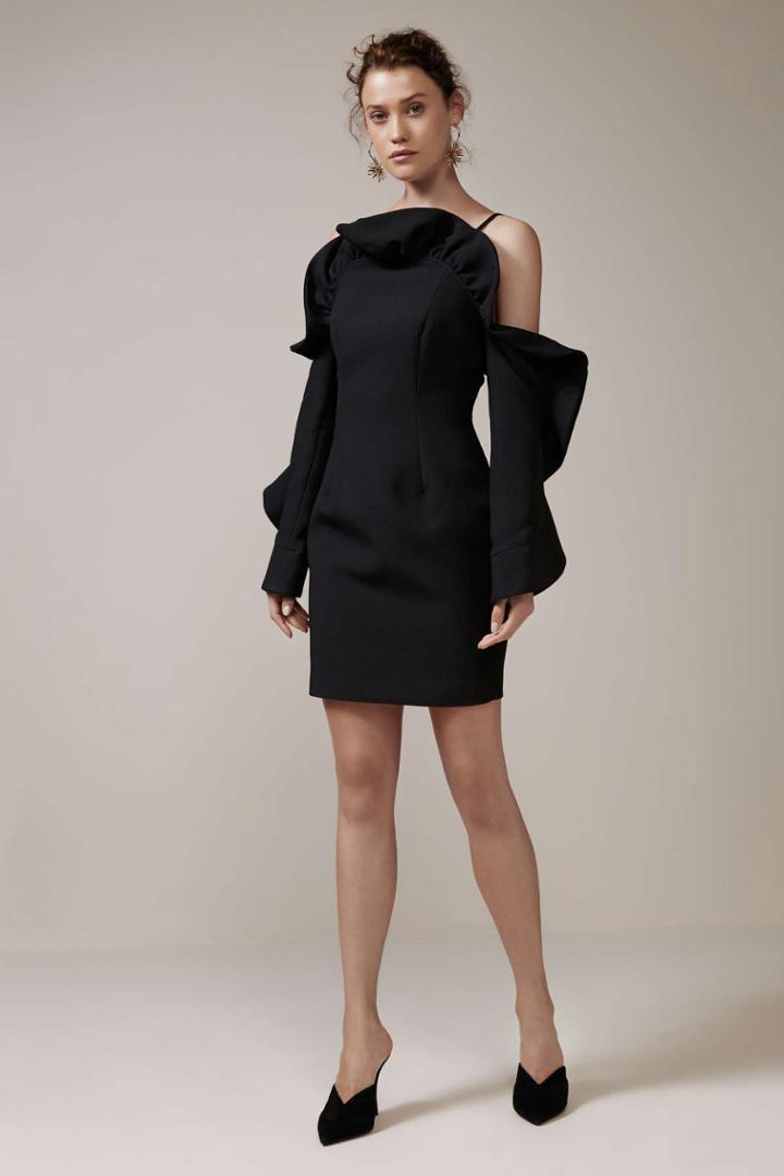 Keepsake Keepsake Messages Long Sleeve Mini Dress Black