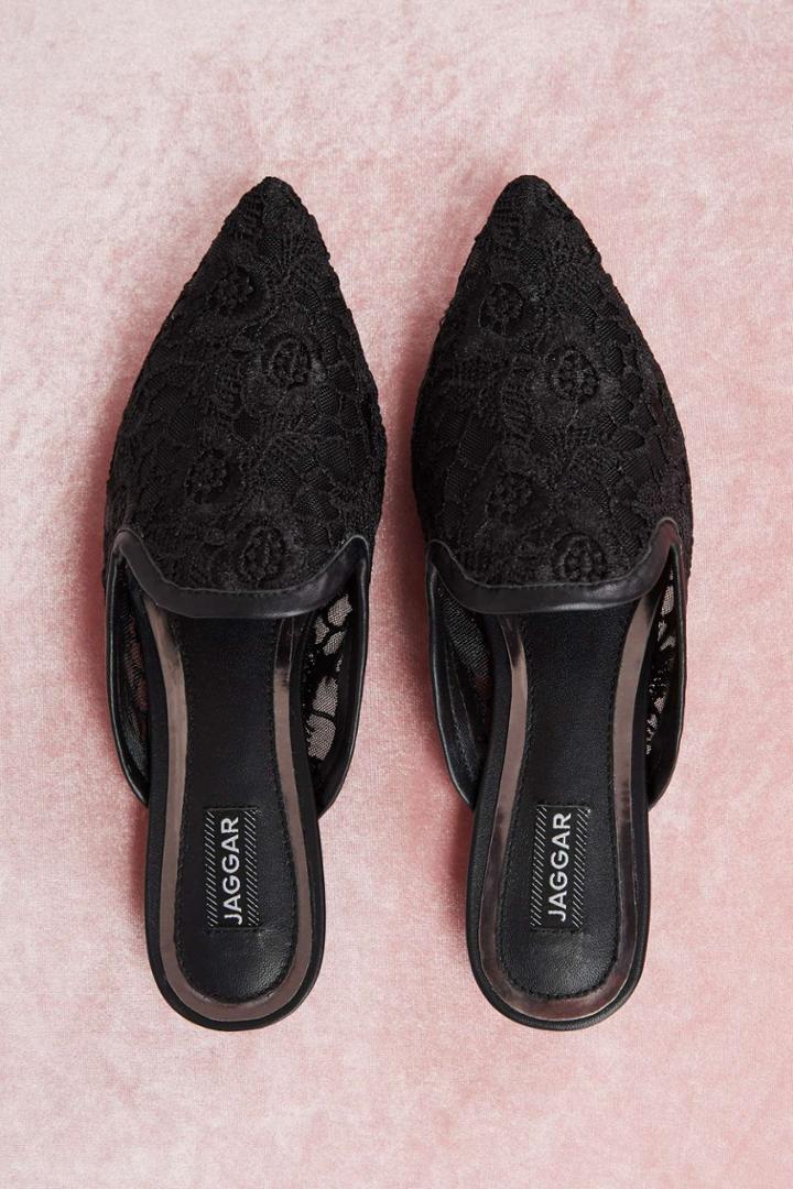 Jaggar Footwear Aside Lace Flat Black41,37,39