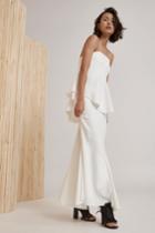 C/meo Collective I Dream It Bustier Full Length Dress Ivory