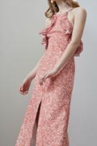 C/meo Collective Fading Nights Fitted Dress Terrazzo