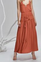 Finders Keepers Stevie Maxi Skirt Saffron