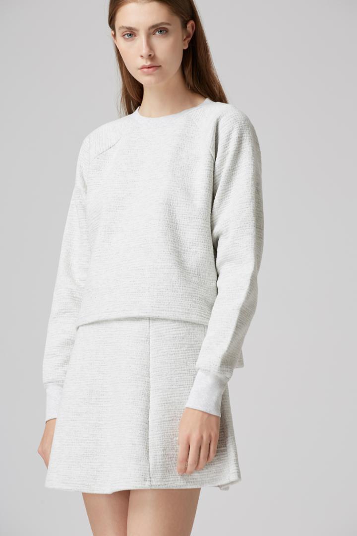 The Fifth Rubiks Cube Jumper Light Grey Marle