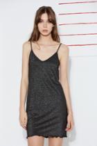 The Fifth The Fifth Locket Dress Metallic Blackxl