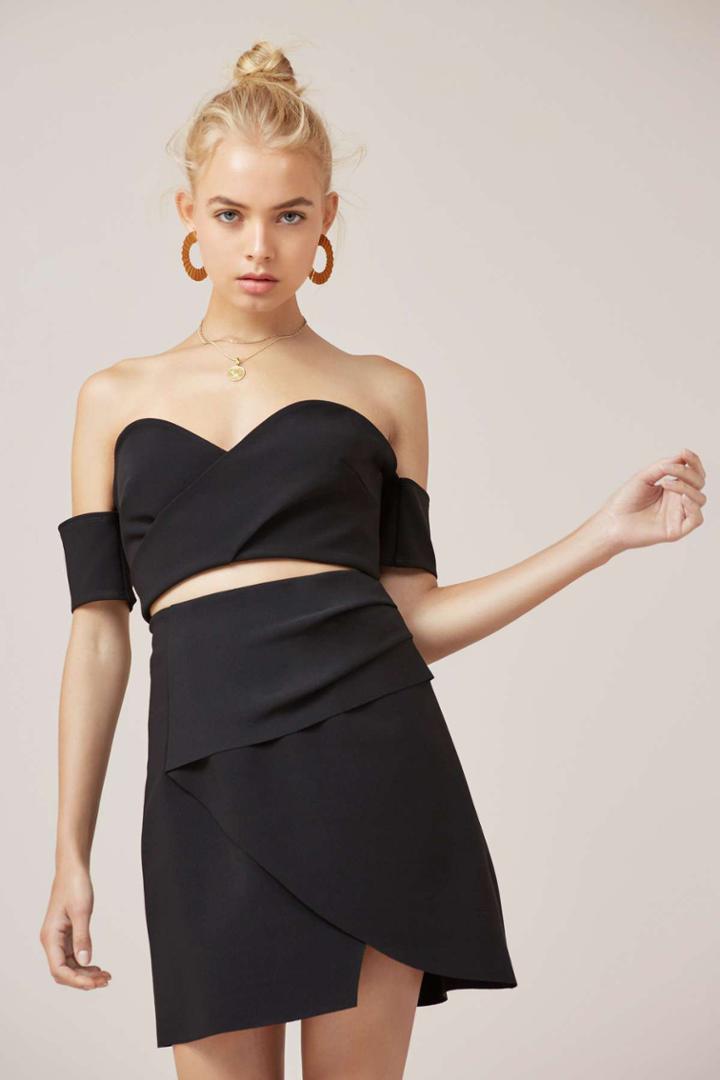 Finders Keepers Oblivion Skirt Blackxxs, Xs,s,m