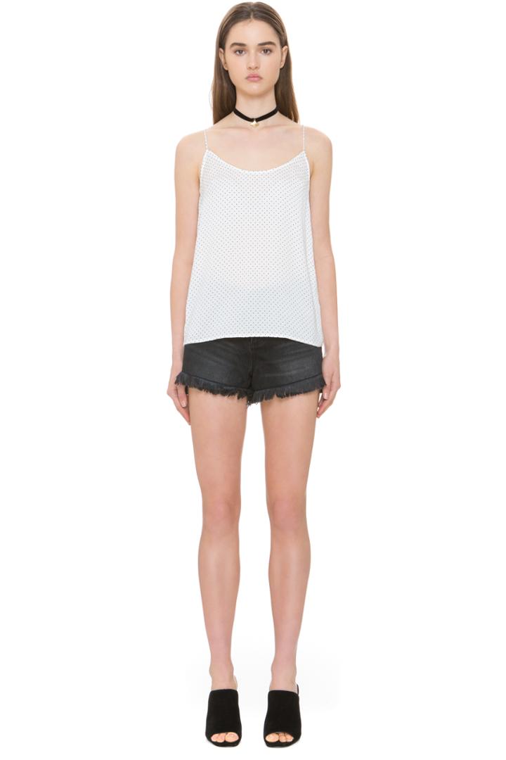 The Fifth Abstraction Top Light Polka Dot