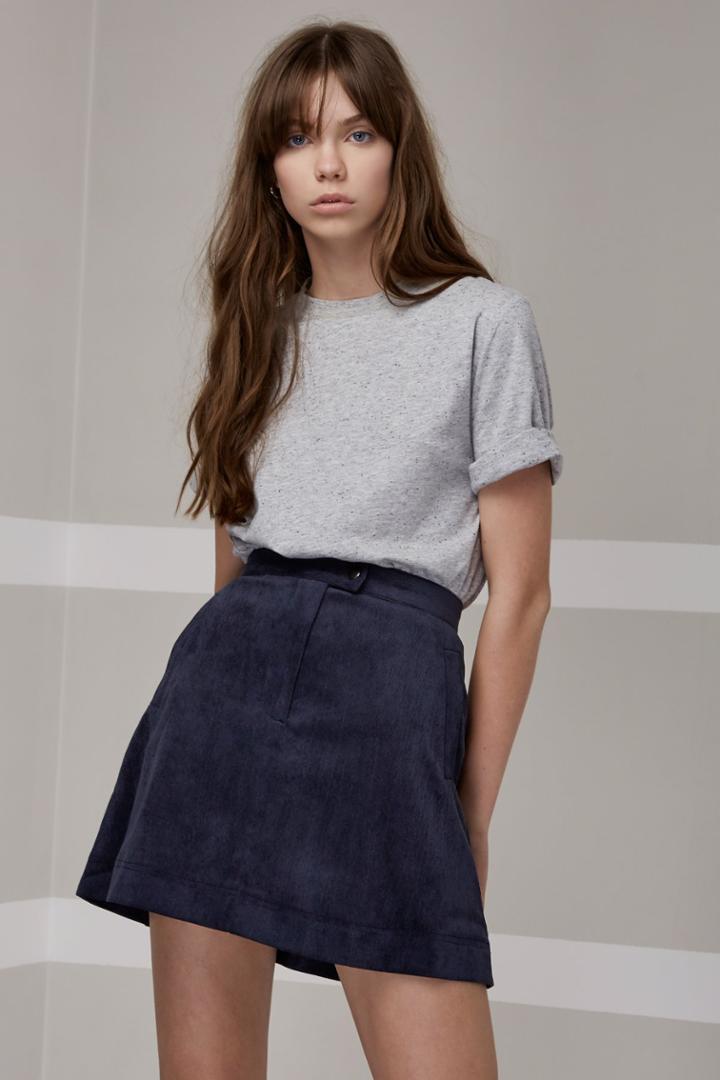 The Fifth The Flashback Skirt Midnight Blue