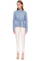 C/meo Collective Floating High Long Sleeve Top Chambray
