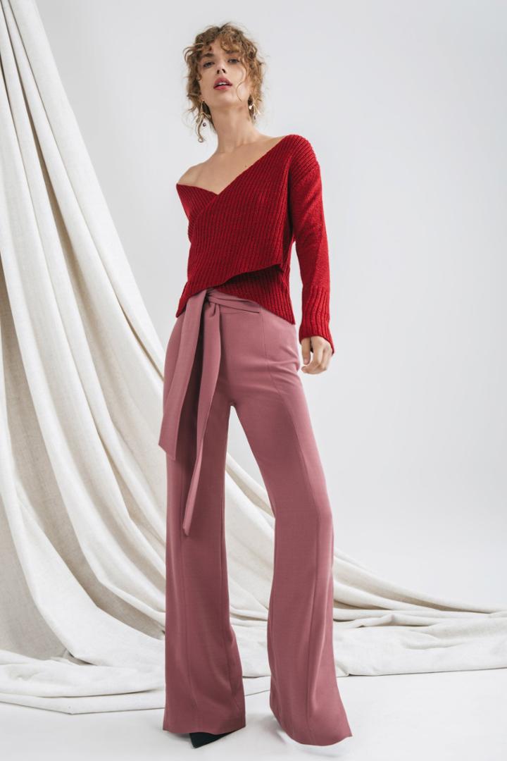 C/meo Collective C/meo Collective Feature Knit Top Crimsonxxs, Xs,s,m,l