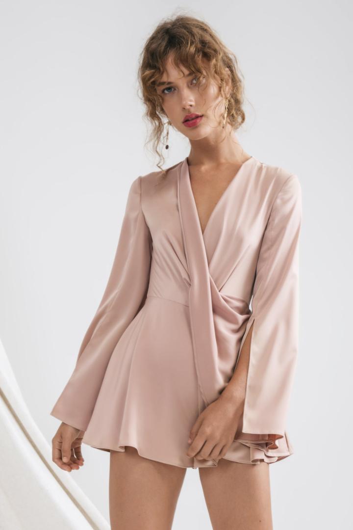 C/meo Collective Influential Playsuit Sand