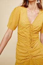 C/meo Collective C/meo Collective Light Up Short Sleeve Dress Marigold Stamp