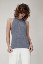 C/meo Collective Rebound Knit Top Navy Marle