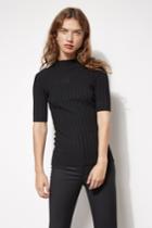 C/meo Collective Mind Reader Knit Top Black