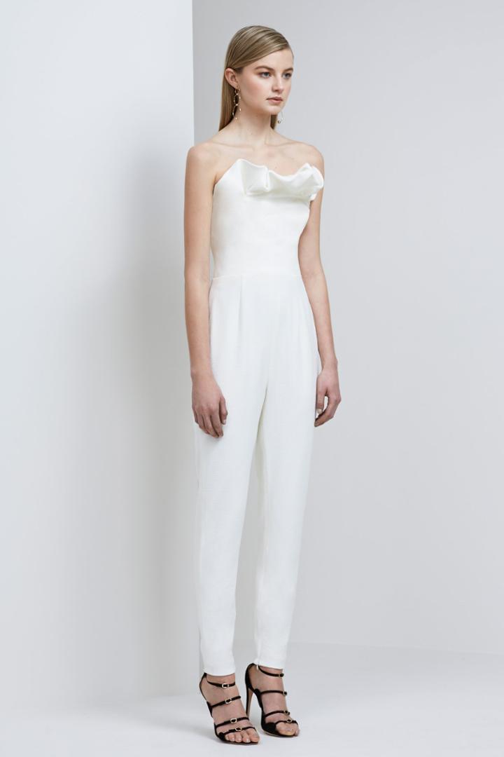 Keepsake Keepsake Between Friends Jumpsuit Ivory