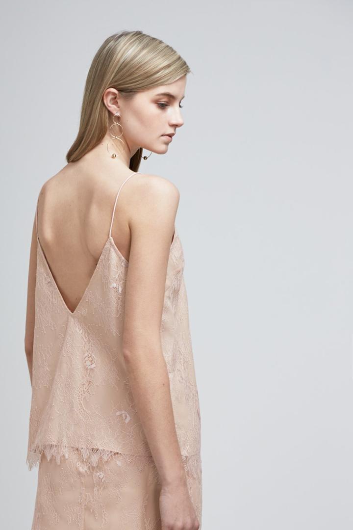 Keepsake Keepsake Above Water Lace Top Rose
