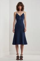 C/meo Collective Standing Still Dress Navy