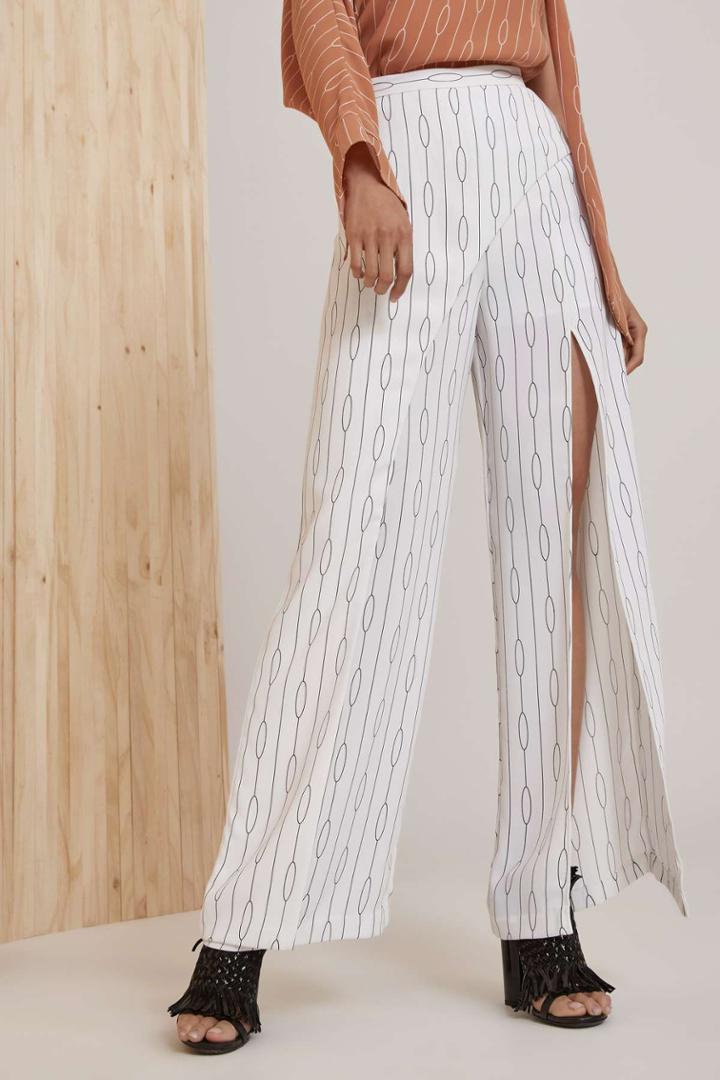 C/meo Collective Everlasting Pant Ivory Chain Printxs,s