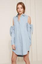The Fifth The Fifth Mania Shirt Dress Light Wash