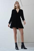 C/meo Collective Fading Nights Long Sleeve Dress Black
