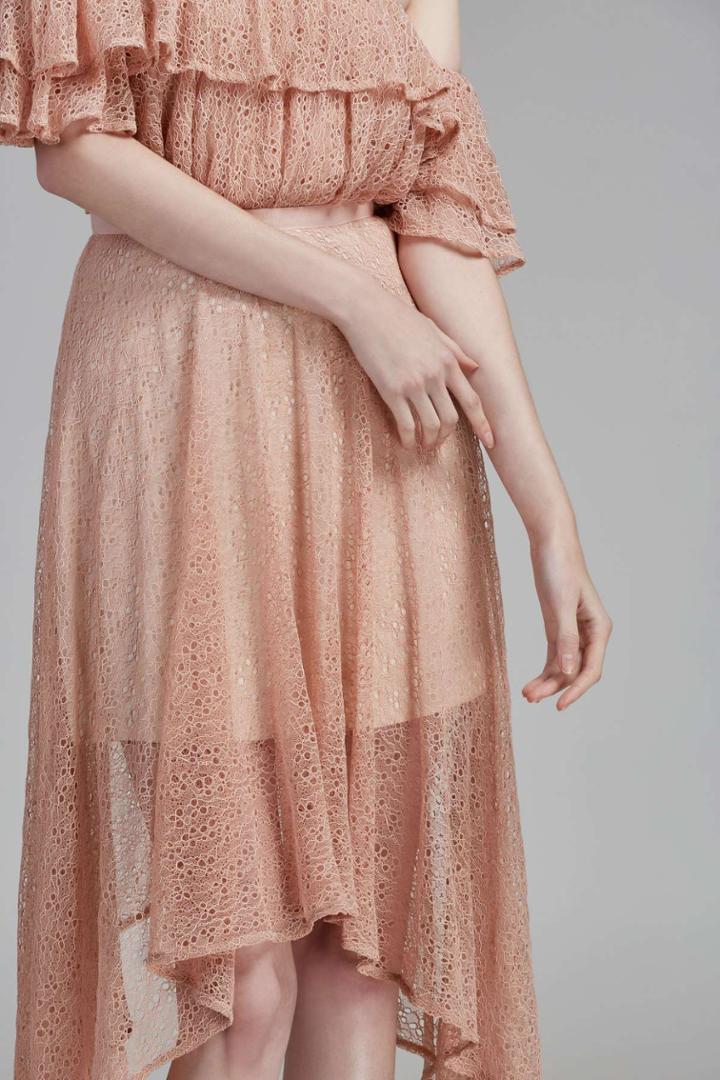 Keepsake Keepsake Wide Awake Skirt Blush