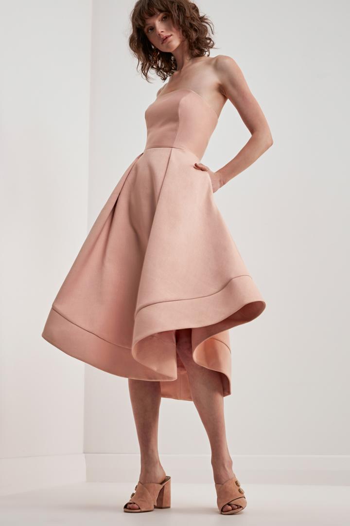 C/meo Collective Wild Fire Dress Peach