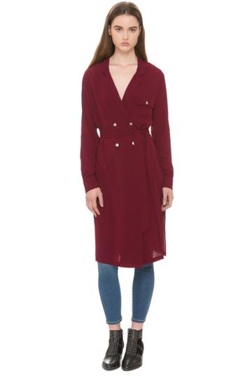 The Fifth Face To Face Top Burgundy