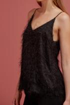 Keepsake Silver Linings Top Black