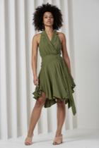C/meo Collective Caught Up Short Sleeve Dress Pine