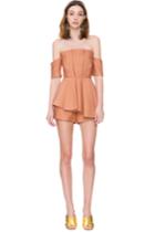 C/meo Collective Need Nobody Playsuit Peach