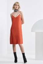 C/meo Collective Set In Stone Dress Paprika