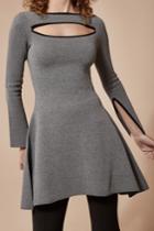 C/meo Collective Elision Knit Dress Grey Marle