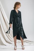 C/meo Collective Influential Long Sleeve Dress Black