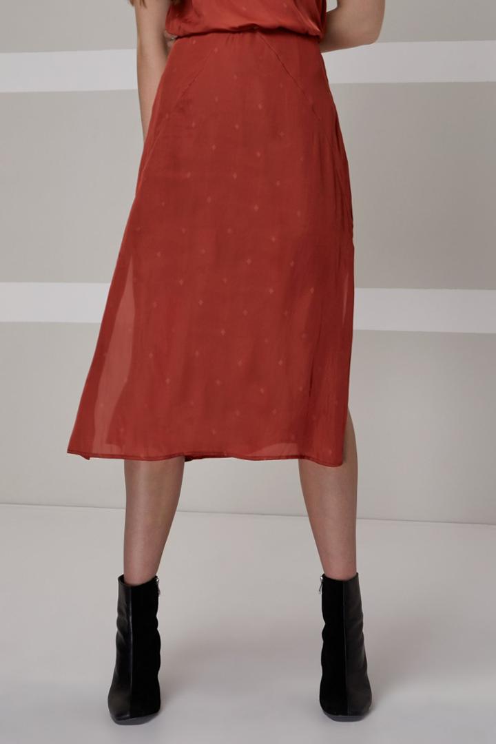The Fifth Time Stand Still Skirt Cinnamon