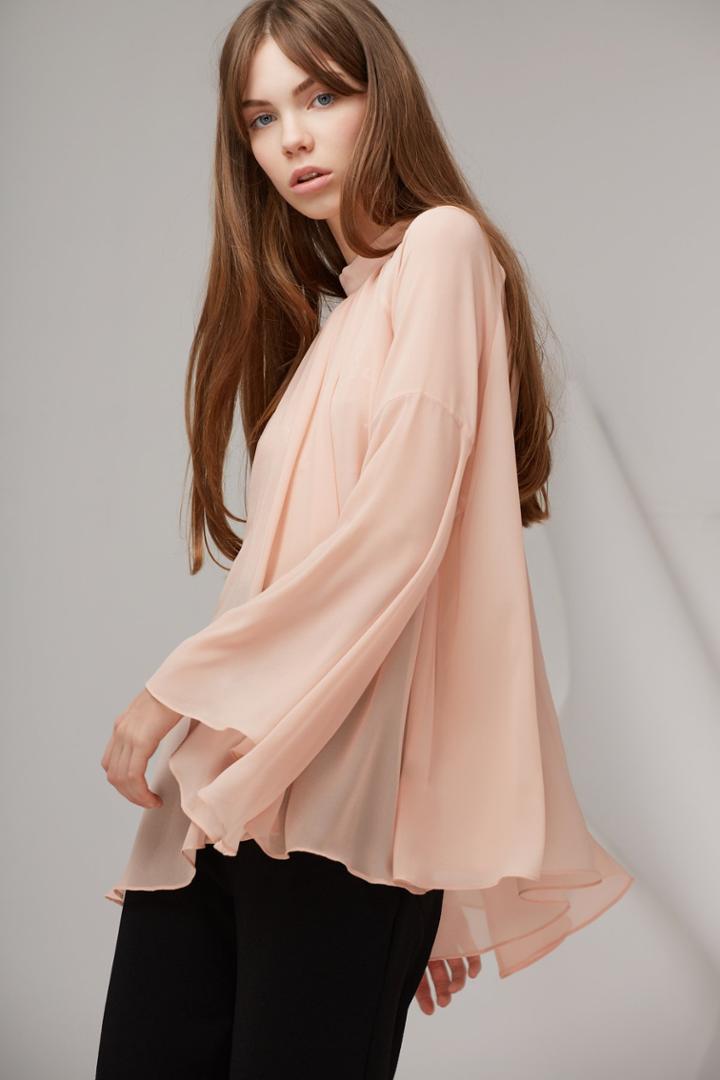 Keepsake Bridges Long Sleeve Top Blush