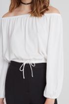 The Fifth The Nightingale Long Sleeve Top Ivory