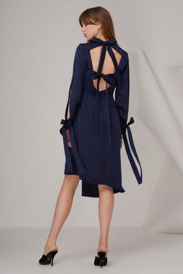 Keepsake Too Late Dress Navy