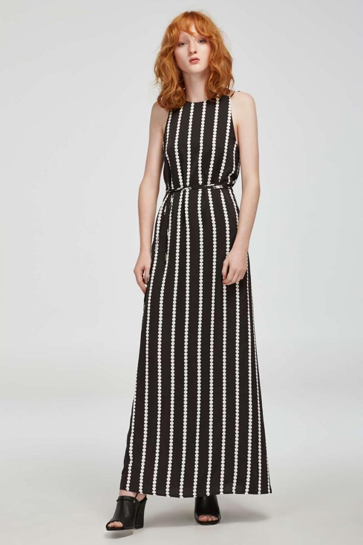 Finders Keepers Finders Keepers Windsor Maxi Dress Black Base Spot Print